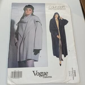Calvin Klein Vintage Vogue 2995 Sewing Pattern 18-20-22